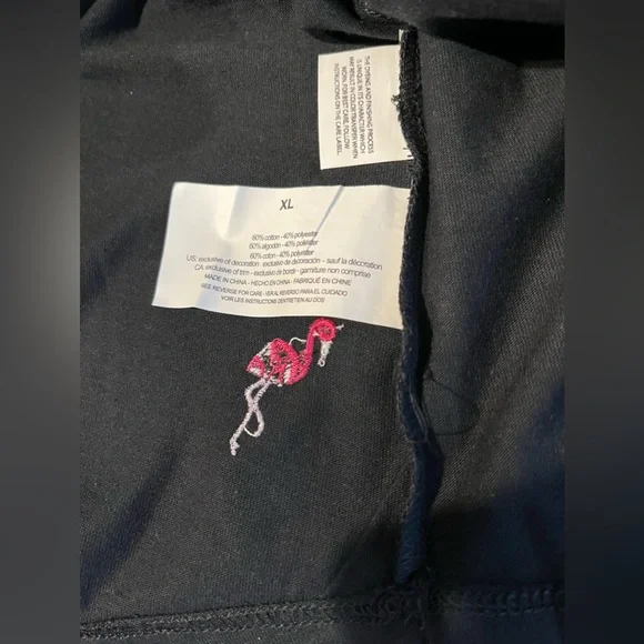 Vintage America Medium Weight Easy Fit Cotton Blend Embroidered Jersey Top - Picture 13 of 13